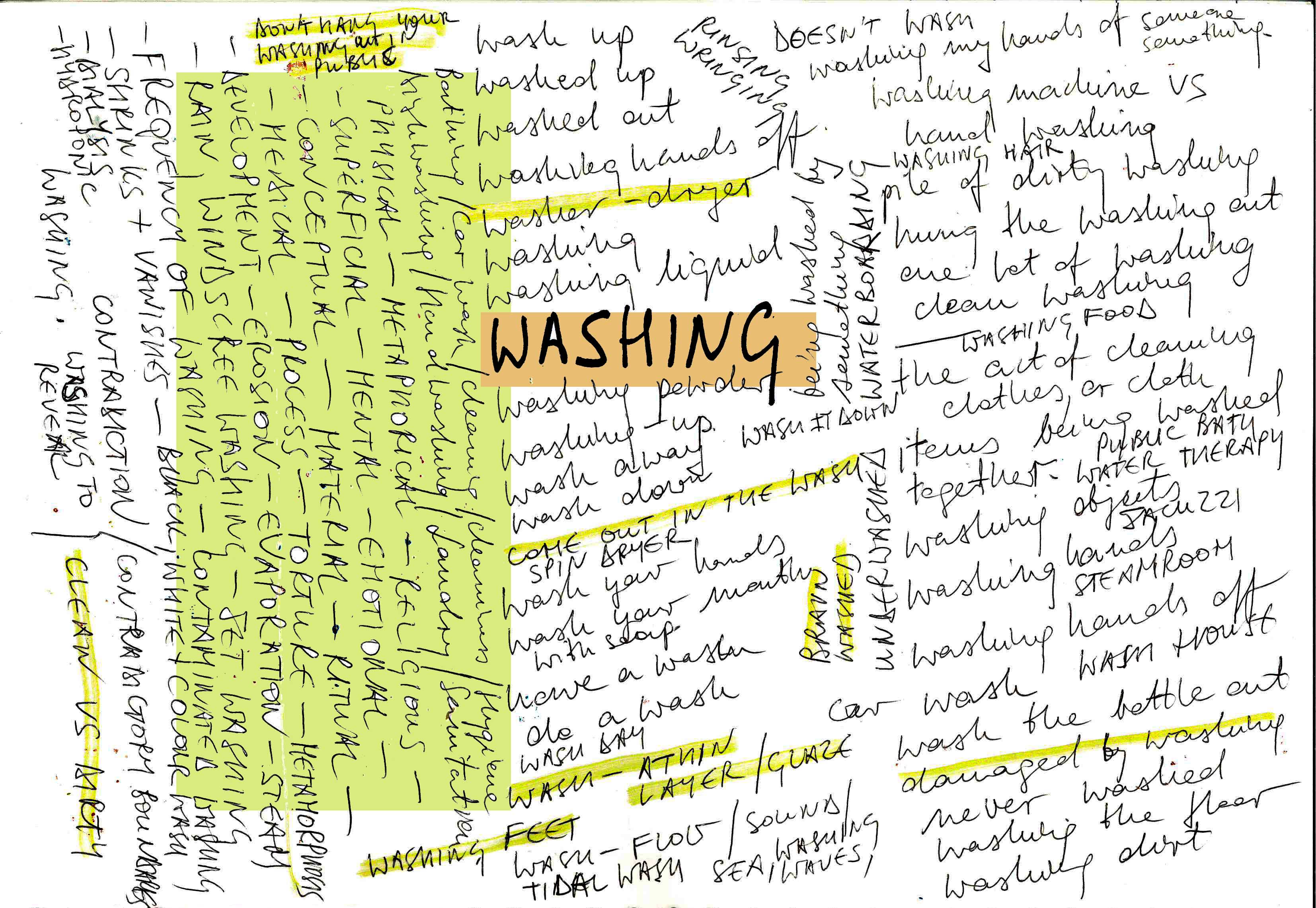 WASHING MAP
